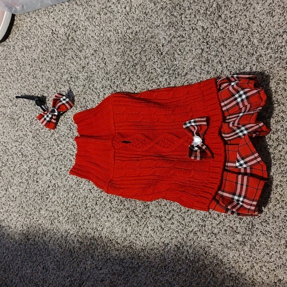 Other - Dog sweater with bow